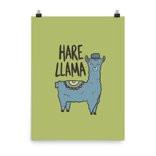 Load image into Gallery viewer, HARE LLAMA POSTER