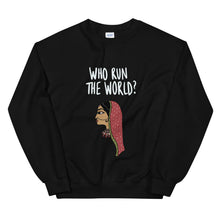 Load image into Gallery viewer, WHO RUN THE WORLD SWEATSHIRT
