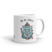 Load image into Gallery viewer, MIND ON MANDIR/GANESH MUG (reversible!)
