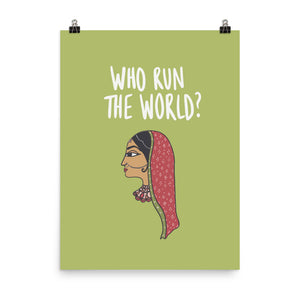 WHO RUN THE WORLD POSTER