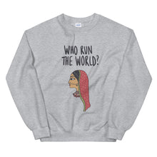 Load image into Gallery viewer, WHO RUN THE WORLD SWEATSHIRT
