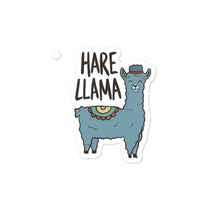 Load image into Gallery viewer, HARE LLAMA STICKER