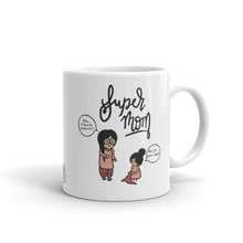 Load image into Gallery viewer, WHO RUN/ SUPER MOM MUG (daughter-reversible!)